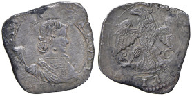 PALERMO Carlo II (1665-1700) 4 Tarì 1678 (?) - MIR 467 AG (g 10,16) R Ossidazioni marginali

BB+/qSPL