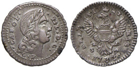 PALERMO Carlo III (1720-1734) Tarì 1733 - Serio 85 AG (g 2,35)

BB