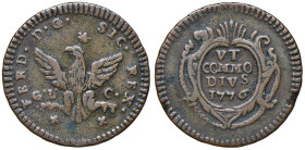 PALERMO Ferdinando III (1759-1816) Grano 1776 - Serio 21 CU (g 4,19)

BB