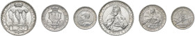 SAN MARINO 20, 10 e 5 lire 1932 prova - AG (g 15,00 - 10,00 - 5,00) R Hairlines

FDC