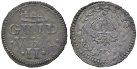 URBINO Guid'Ubaldo II (1538-1574) Quattrino variante con lettere B C - Cavicchi 130 MI (g 0,72)

qSPL