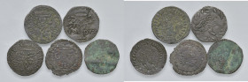 URBINO Guid'Ubaldo II (1538-1574) Lotto di cinque quattrini

MB-BB+
