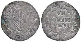 URBINO Francesco Maria II (1574-1624) Grosso di modulo largo, variante con caratteri grandi - Cavicchi 219 AG (g 2,32) Punti di ossidazione

BB+