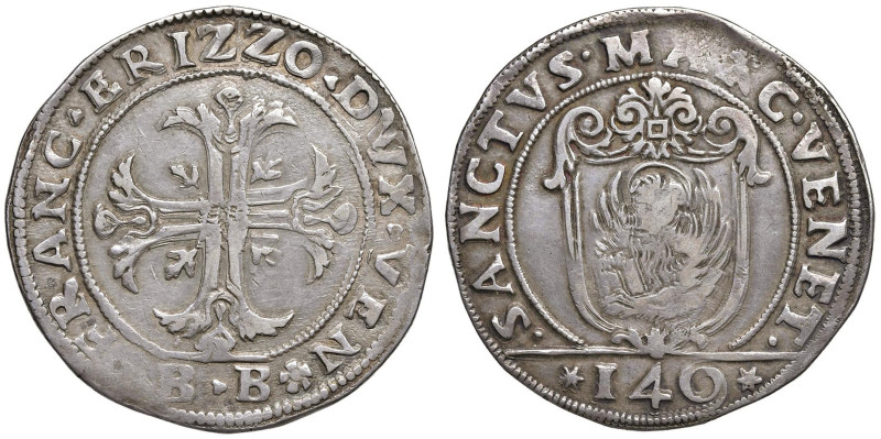 VENEZIA Francesco Erizzo (1631-1646) Scudo della croce sigla B B - Pa. 9 AG (g 3...