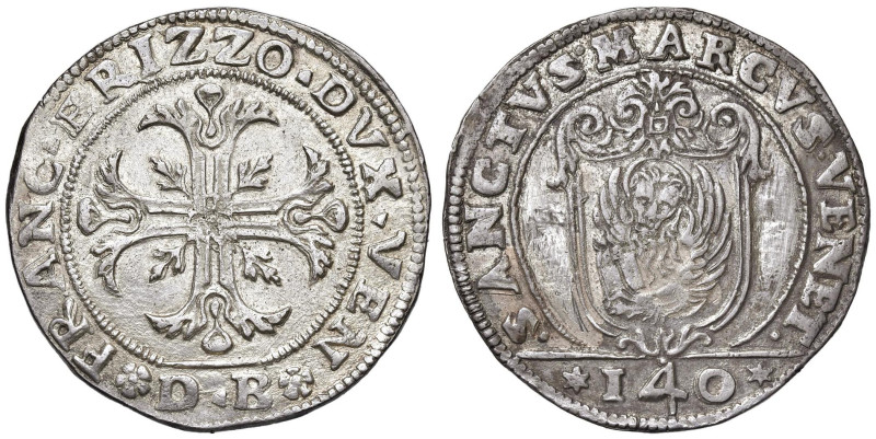 VENEZIA Francesco Erizzo (1631-1646) Scudo della croce sigla D B - Pa. 9 AG (g 3...