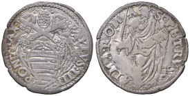 Paolo IV (1555-1559) Giulio - Munt. 17 AG (g 2,76)

qBB