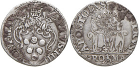Pio IV (1559-1565) Testone - Munt. 1 AG (g 7,92) Leggermente tosato

qBB