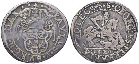 Paolo V (1605-1621) Ferrara - Giulio 1620 - Munt. 217 AG (g 2,94)

MB