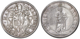 Clemente IX (1667-1669) Giulio - Munt. 8 AG (g 3,08) R Lucidato

BB
