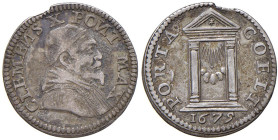Clemente X (1670-1676) Grosso 1675 Con la Porta Santa chiusa - MIR 1956/1 AG (g 1,42) Appiccagnolo divelto (?)

BB
