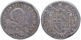 Innocenzo XI (1676-1689) Bologna - Testone 1683 - Munt. 223 AG (g 8,68)

MB
