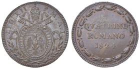 Leone XII (1823-1829) Quattrino 1824 A. I - Nomisma 323 CU (g 2,30) Piccoli difetti di conio ma splendido esemplare

FDC
