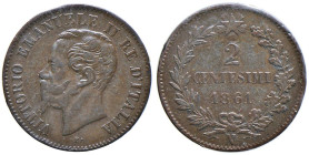 Vittorio Emanuele II (1861-1878) 2 Centesimi 1862 N - Nomisma 961 CU Sigillata BB/BB+ da Roberto Pedoni

BB
