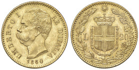 Umberto I (1878-1900) 20 Lire 1880 - Nomisma 979 AU

SPL+/qFDC