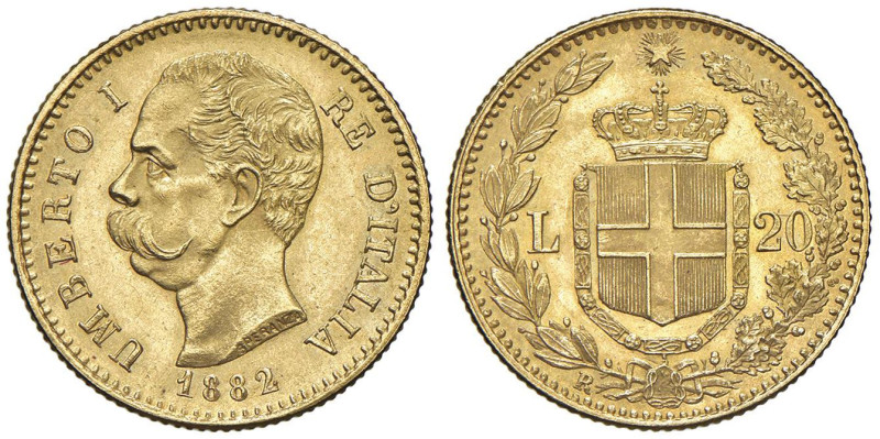 Umberto I (1878-1900) 20 Lire 1882 - Nomisma 981 AU

SPL+/qFDC