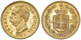 Umberto I (1878-1900) 20 Lire 1882 - Nomisma 981 AU

qFDC