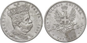 Umberto I (1878-1900) Eritrea - Tallero 1891 - Nomisma 1037 AG R

qBB