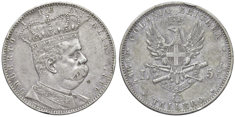 Umberto I (1878-1900) Eritrea - Tallero 1896 - Nomisma 1038 AG R

qBB