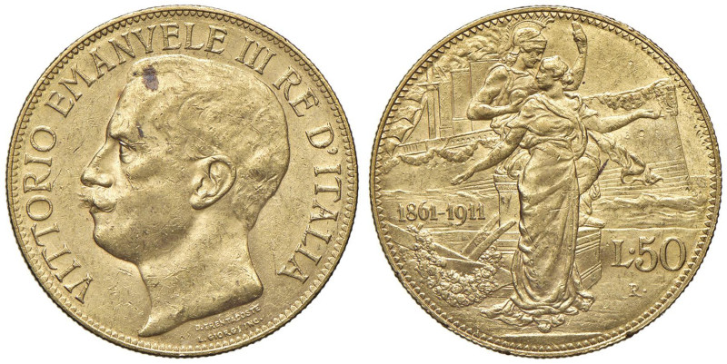 Vittorio Emanuele III (1900-1946) 50 Lire 1911 - Nomisma 1066 AU R

BB-SPL