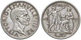 Vittorio Emanuele III (1900-1946) 20 Lire 1927 A. VI - Nomisma 1084 AG

BB