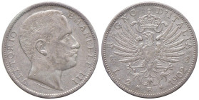 Vittorio Emanuele III (1900-1946) 2 Lire 1902 - Nomisma 1152 AG R Sigillata BB da Emilio Tevere

BB