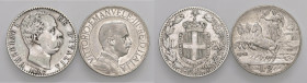 Vittorio Emanuele III (1900-1946) 2 Lire 1912, 2 Lire 1897 - Lotto di due monete

qBB-BB+