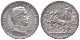 Vittorio Emanuele III (1900-1946) Lira 1916 - Nomisma 1204 AG R

BB+