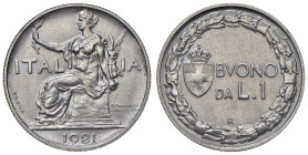Vittorio Emanuele III (1900-1946) Lira 1921 Prova - Nomisma P44 NI RR

FDC