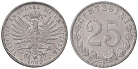 Vittorio Emanuele III (1900-1946) 25 Centesimi 1903 - Nomisma 1267 NI Sigillata mSPL da Umberto Moruzzi

SPL+