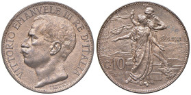 Vittorio Emanuele III (1900-1946) 10 Centesimi 1911 Cinquantenario - Nomisma 1309 CU

FDC