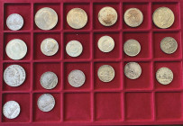 Lotto di 20 monete d'argento come da foto

MB-FDC