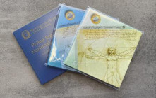 REPUBBLICA ITALIANA (1946-) Divisionale Euro 2002 (8 pz.), 2003 (9 pz.) e 2004 (9 pz.). Lotto di tre divisionali come da foto

FDC
