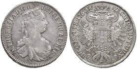 AUSTRIA Maria Teresa (1740-1780) Mezzo tallero 1760 - KM 1821 AG (g 13,84)

qBB/BB