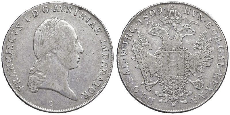 AUSTRIA Francesco I (1804-1835) Tallero 1809 C - KM 2160 AG (g 27,71)

qBB