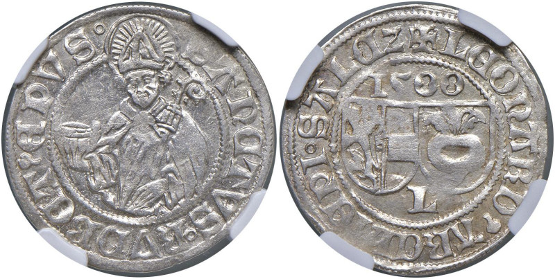 AUSTRIA Salisburgo - Leonhard von Keutschach (1495-1519) Batzen 1500 L - Zottl 6...