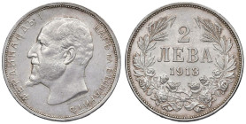BULGARIA Ferdinando I (1887-1918) 2 Leva 1913 - KM 32 AG (g 9,99)

BB-SPL