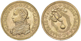 FRANCIA Carlo IX (1560-1574) Medaglia per l'incoronazione 1561 Riconio - AU (g 33,71) Minimi colpetti al bordo

SPL+