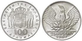 GRECIA Costantino II (1964-1973) 100 Dracma s.d. (1970) - KM 94 AG (g 24,99)

FDC