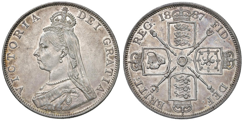 INGHILTERRA Victoria (1837-1901) 2 Fiorini 1887 - KM 763 AG (g 22,60)

SPL/SPL...