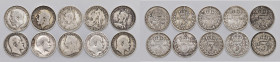 INGHILTERRA Lotto di 12 pezzi da 3 pence in AG. Diverse data e qualità. Da esaminare, non si accettano resi.

qBB-BB