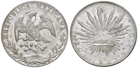 MESSICO 8 Reales 1888 Go RR - KM 377.8 AG (g 27,07)

BB/BB+