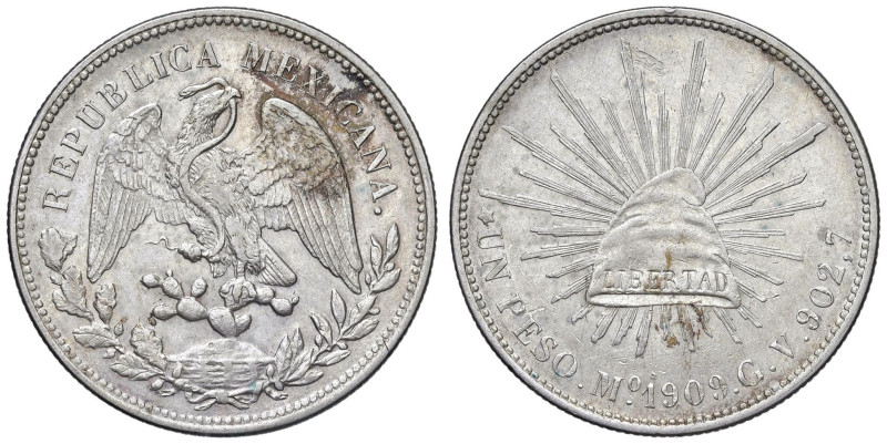 MESSICO Peso 1903 Mo AM restrike - KM 409.2 AG (g 26,99)

BB