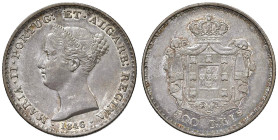 PORTOGALLO Maria II (1834-1853) 500 Reis 1846 - KM 471 AG (g 14,83)

qSPL/SPL