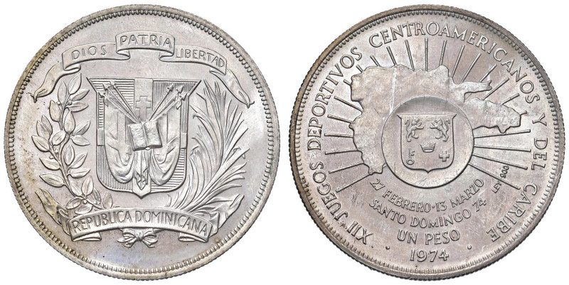 REPUBBLICA DOMINICANA Peso 1974 - KM 35 AG (g 27,06)

FDC
