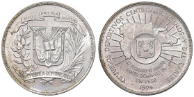 REPUBBLICA DOMINICANA Peso 1974 - KM 35 AG (g 27,06)

FDC