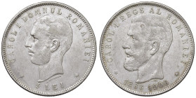 ROMANIA Carol I (1881-1914) 5 Lei 1906 - KM 35 AG (g 25,00)

BB