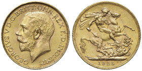 SUDAFRICA Giorgio V (1910-1936) Sterlina 1925 - KM 21 AU (g 8,00)

qFDC