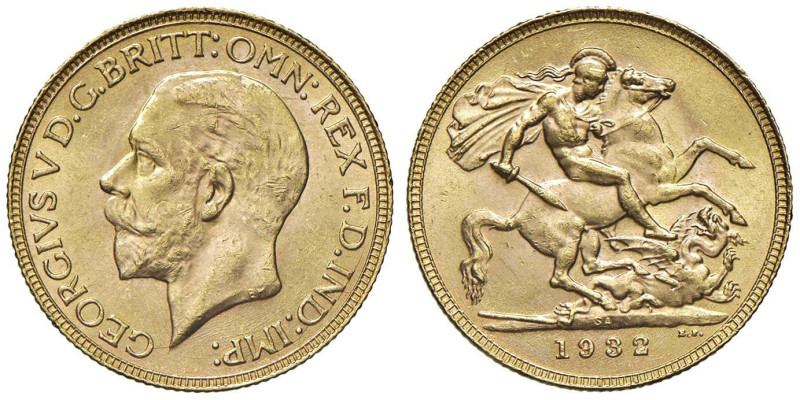 SUDAFRICA Giorgio V (1910-1936) Sterlina 1932 - KM 21 AU (g 8,00)

qFDC