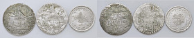 TURCHIA Lotto di due 100 Para 1203 e un 20 Kurus 1255. Lotto di tre monete come da foto, da esaminare

qBB-BB