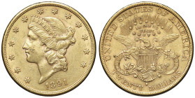 USA 20 Dollari 1891 S - KM 74.3 AU (g 33,40) Graffi

BB